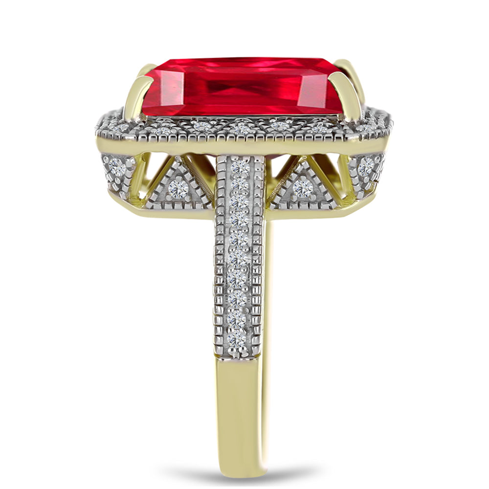 Kullattu hopeaSormus Punaisella Akaatilla ja Valkoisella Topaasilla