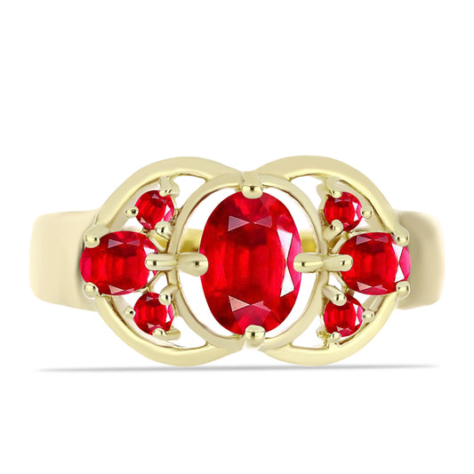 Kullattu hopeaSormus Punaisella Akaatilla