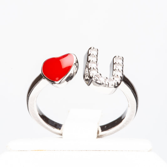 Kullattu TerÀsSormus Punaisella EmporiaŸ Kristallilla