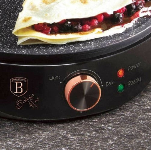 Black Rose sähköinen pannukakkukone 3 -kerroksisella tarttumattomalla marmoripinnalla