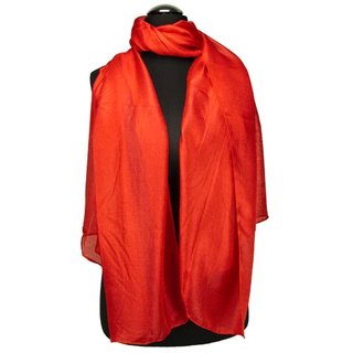 100 % Viskoosi Silkintuntuinen Muotihuivi, koko: 180 cm x 85 cm, Konepesu 30 asteessa, Väri: PUNAINEN