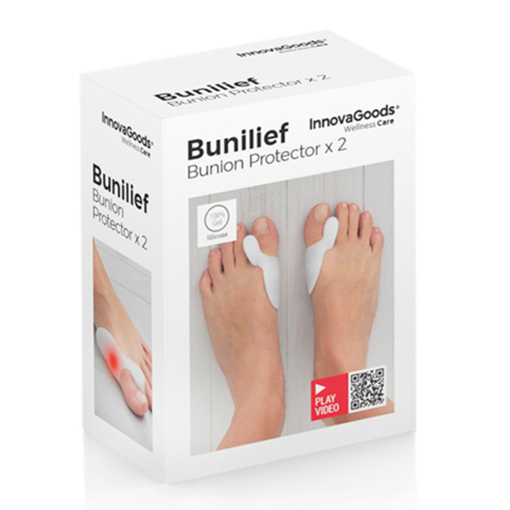 Silikoninen Bunion Corrector Protector Bunilief InnovaGoods 2 kpl pakkaus