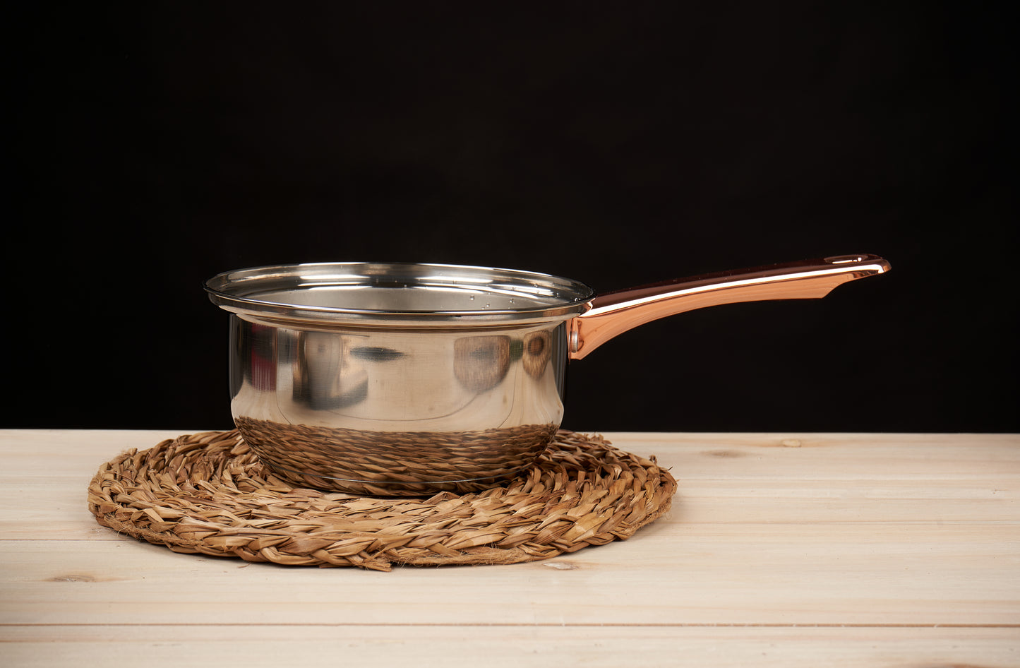 Cookware Silver Golden Glass Stainless steel (5 pcs)