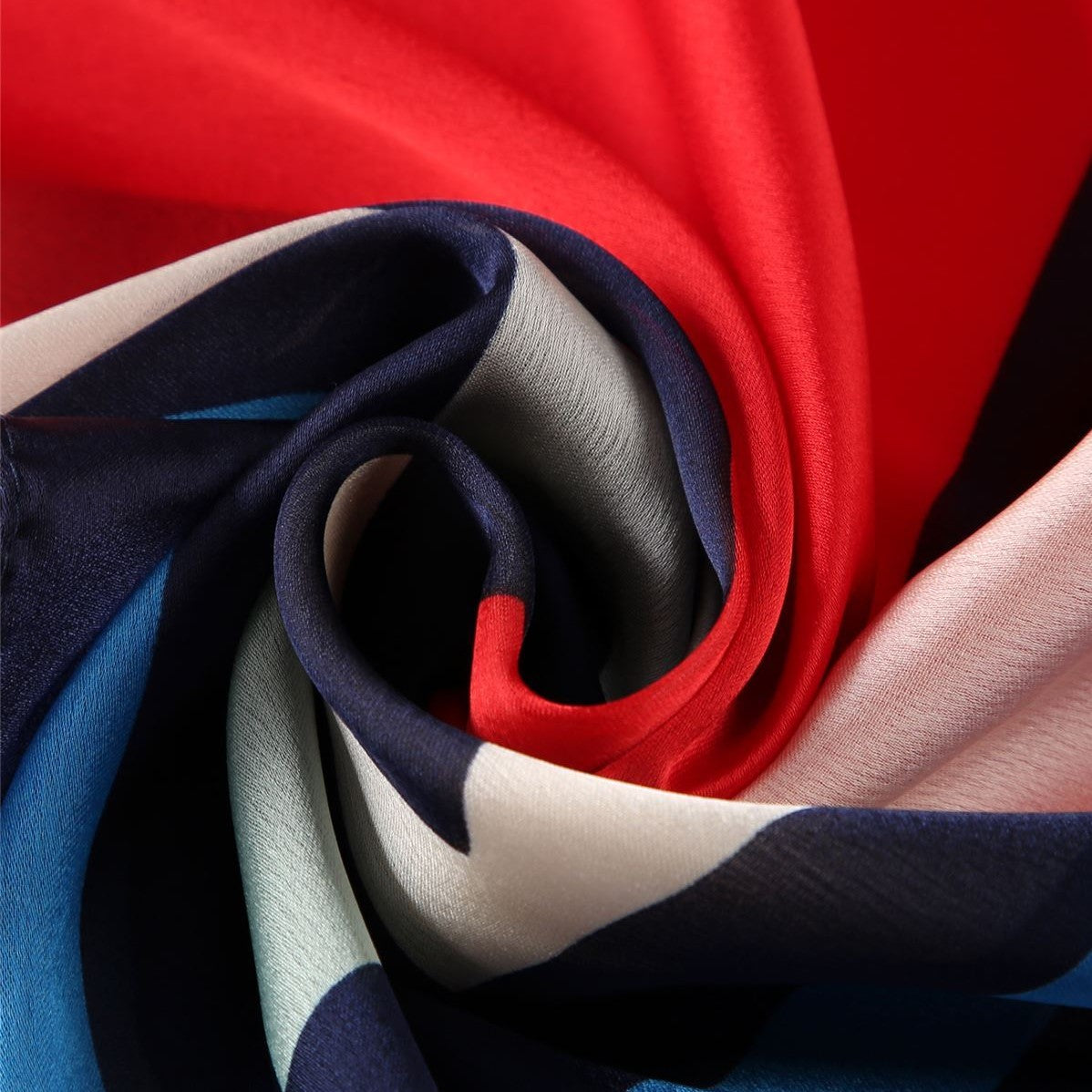 100% aito silkkihuivi/-saali, 90 cm x 180 cm, punainen