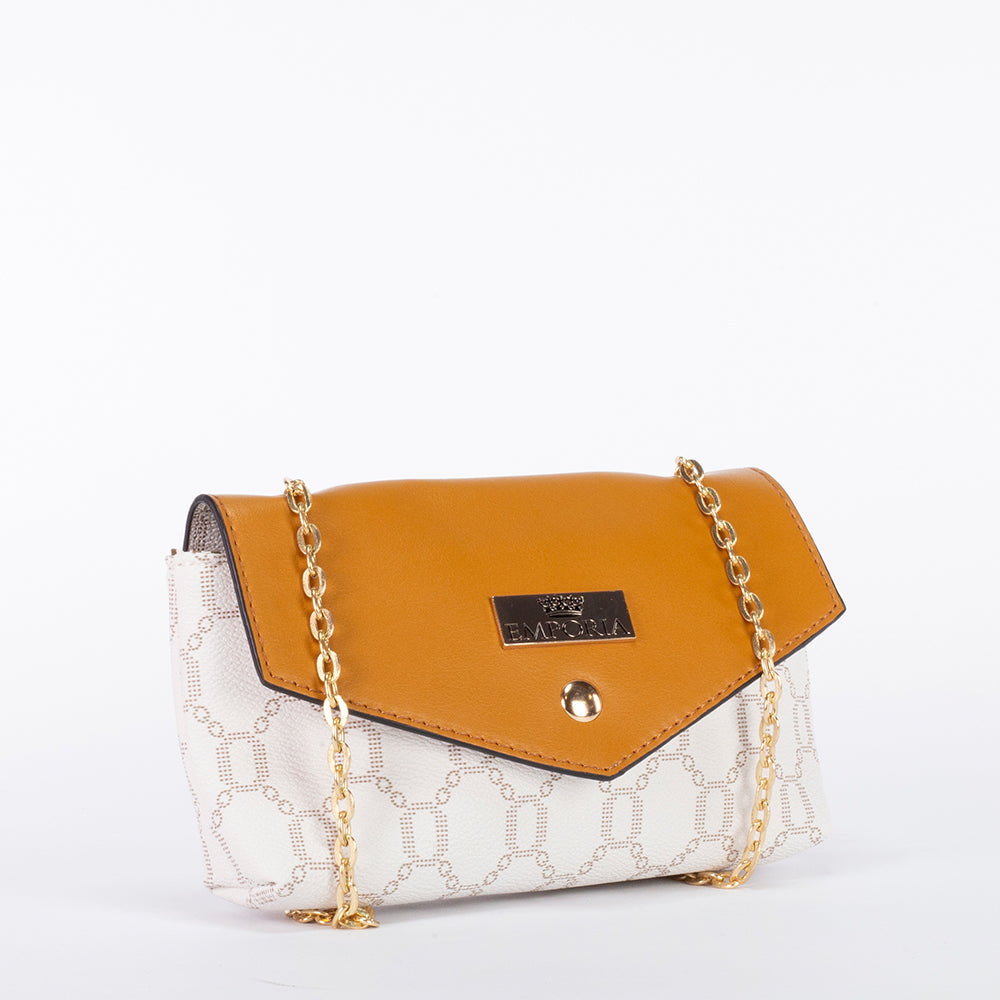 Emporia Winter Collection "MISCHIEVOUS" bag set, PU leather, 3pcs set, brown-beige