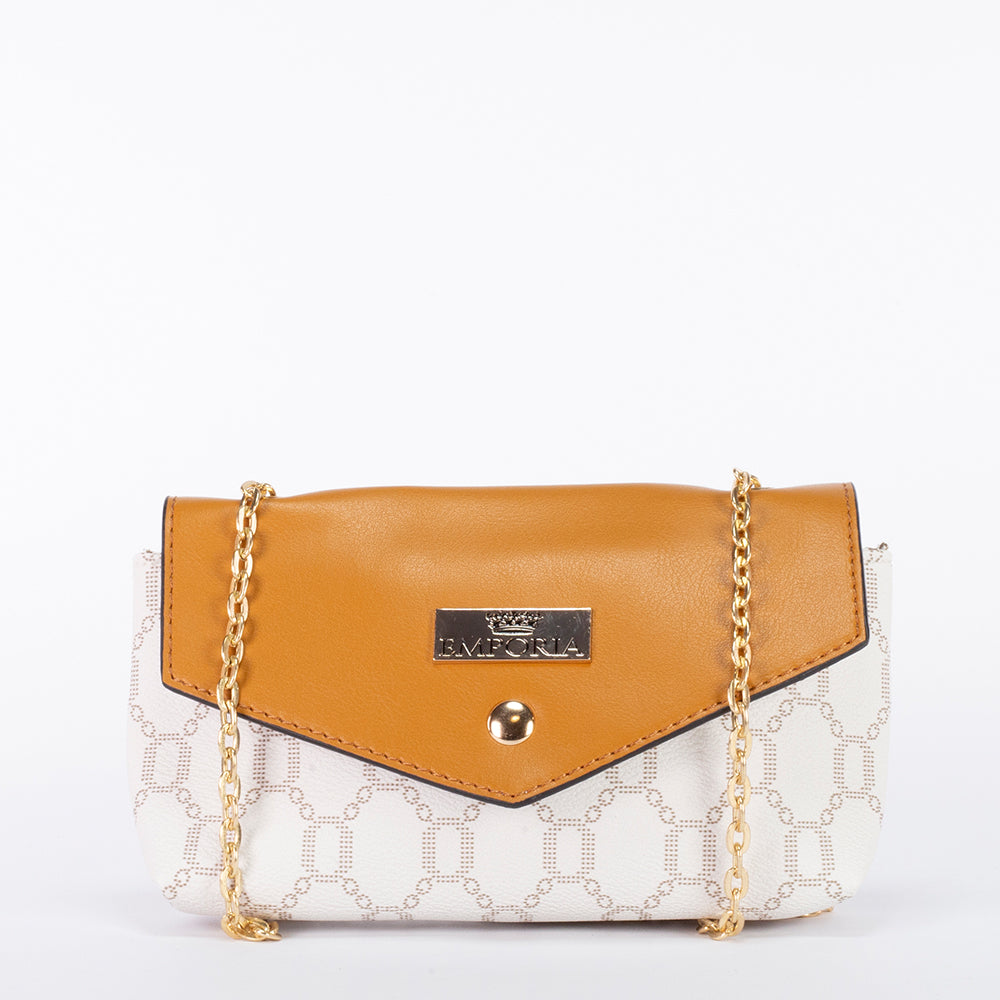 Emporia Winter Collection "MISCHIEVOUS" bag set, PU leather, 3pcs set, brown-beige