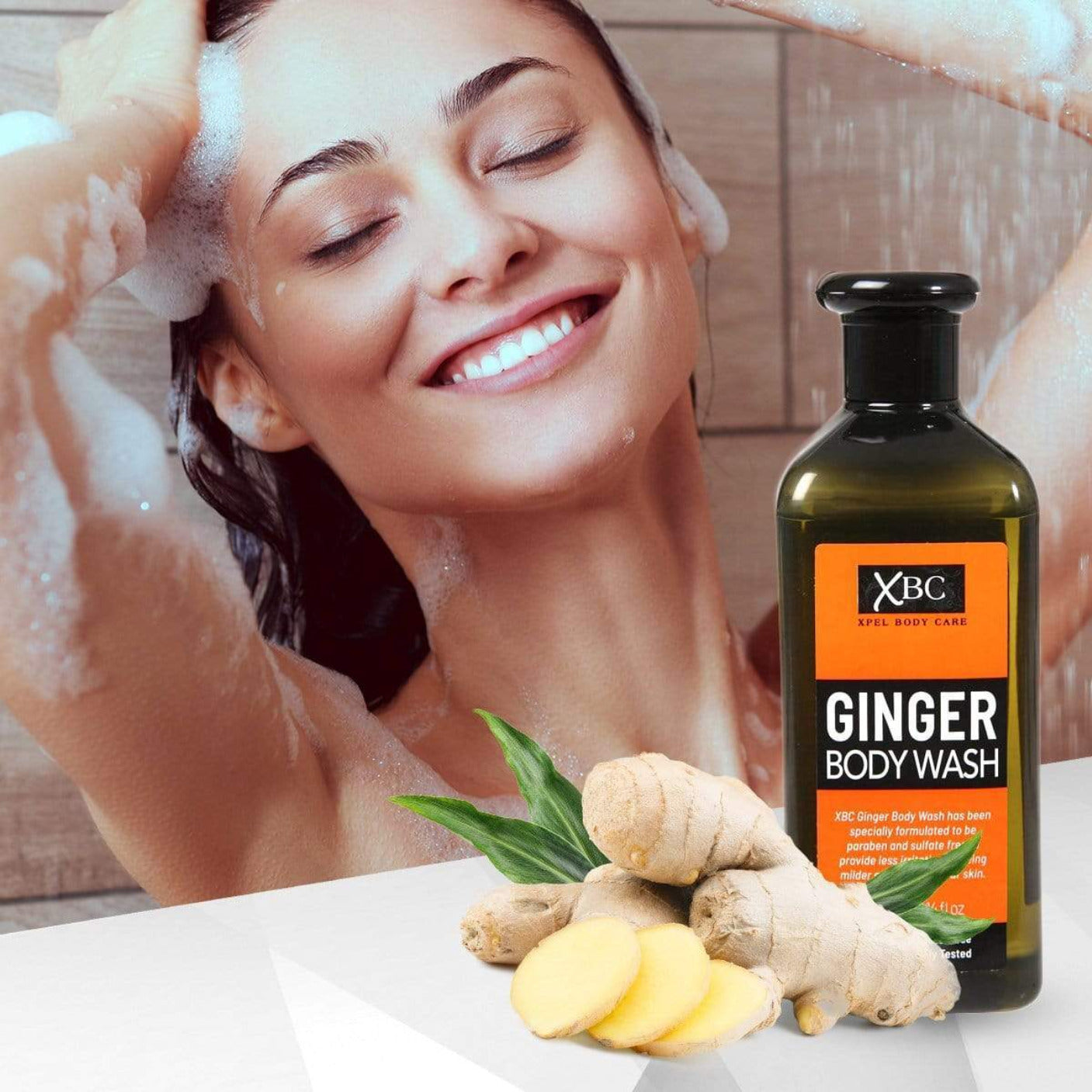 XBC Ginger Body Wash, 400 ml