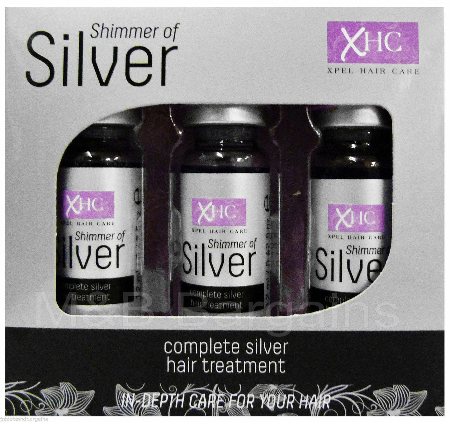 Shimmer of Silver intensive Hair Treatment Shots 3x12ml