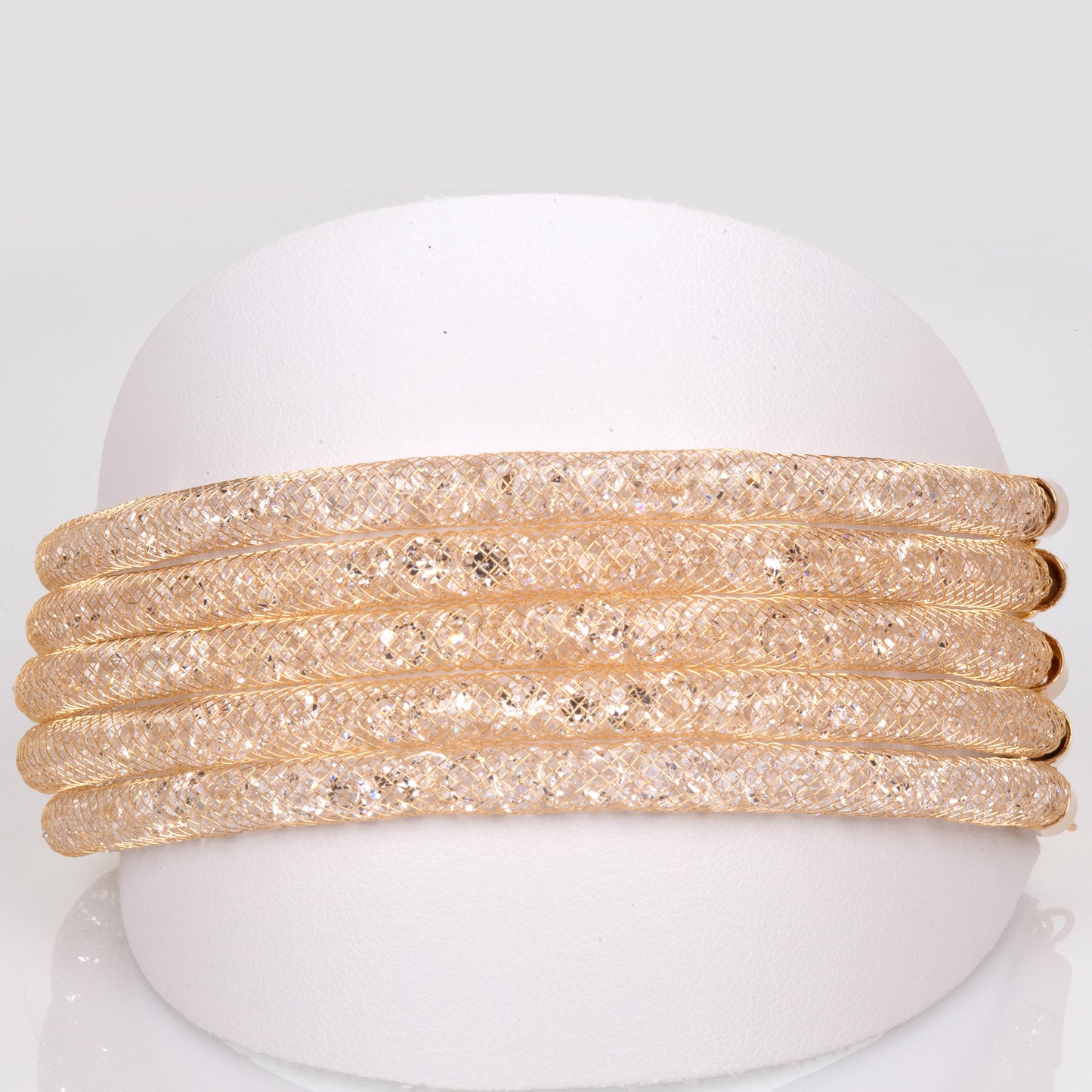 Kullattu TeräsSetti Valkoisella Emporia® Kristallilla