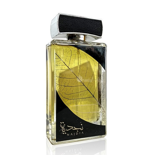 100 ml Eau de Perfume Najdia Silver - Mausteinen Santeli ja Tupakka Tuoksu Miehille