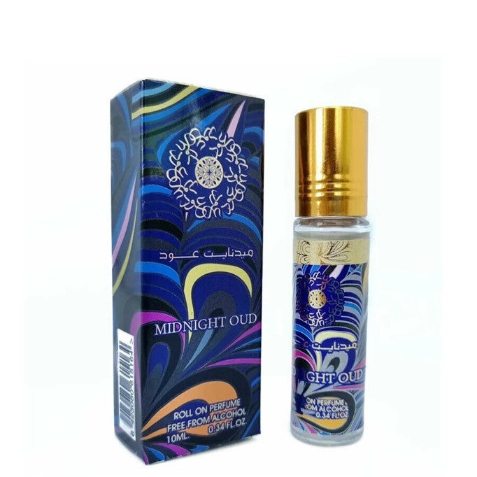 10 ml Hajusteöljy Midnight Oud - Puinen, Mausteinen ja Itämainen Tuoksu Miehille