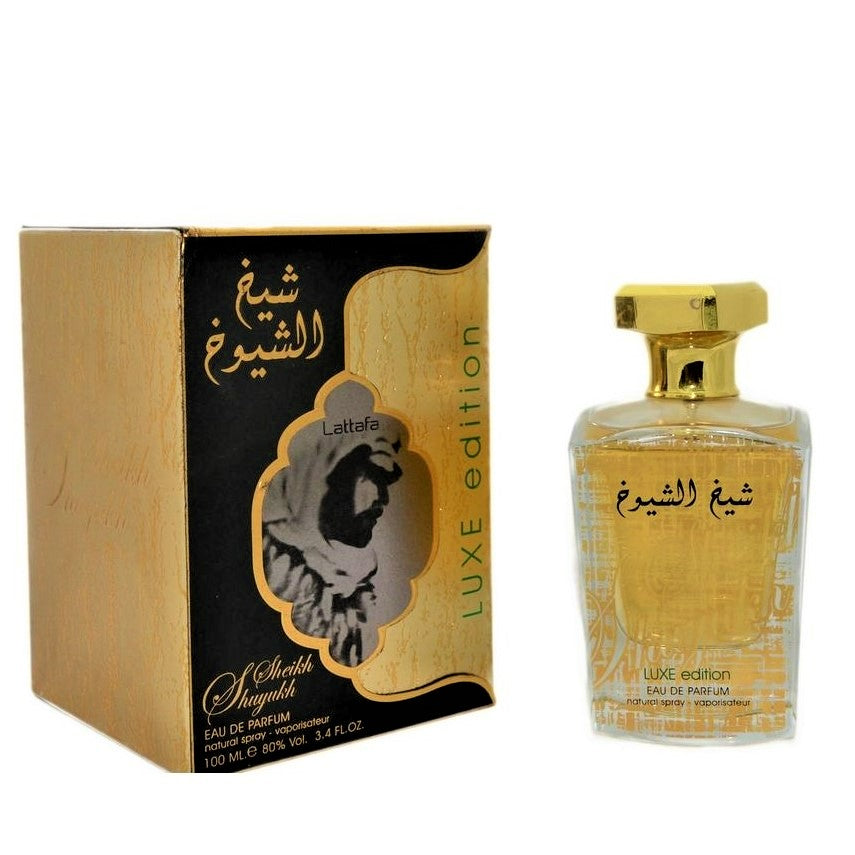 100ml Eau de Perfume Sheikh Shuyukh Luxe - Mausteinen Karamellin Tuoksu Miehille