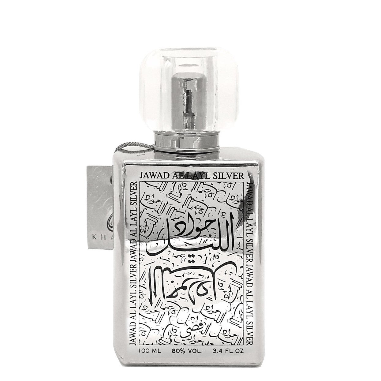 100 ml Eau de Perfume Jawad Al Layl Silver - Myskin ja Hedelmien Tuoksu Miehille ja Naisille