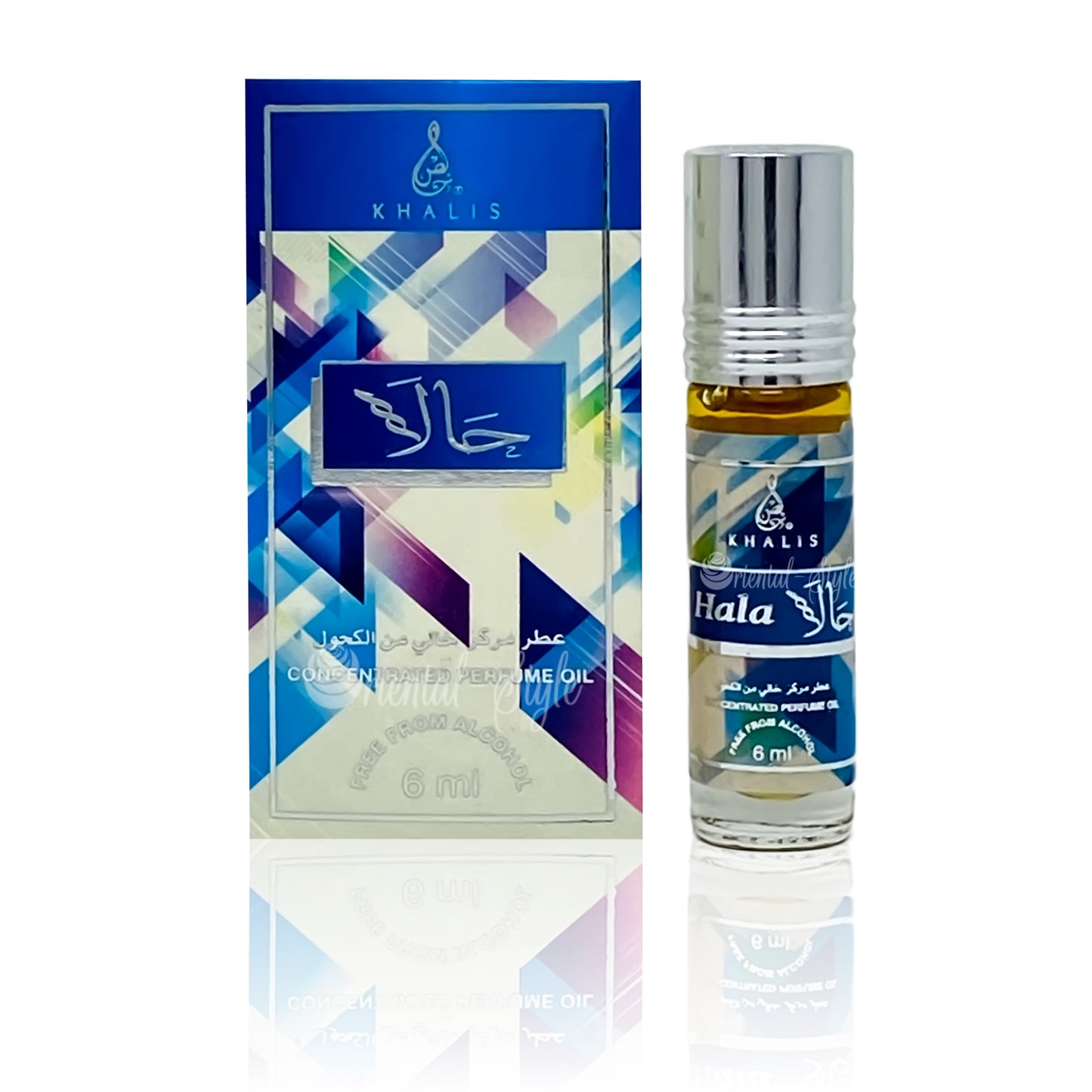 6 ml Hajusteöljy Hala - Myskin, Meripihkan ja Vaniljan Tuoksu Naisille
