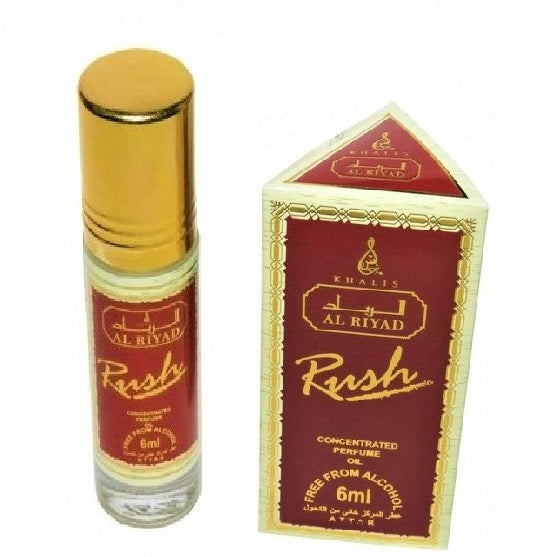 6 ml Hajusteöljy Rush - Itämainen ja Hedelmäinen Tuoksu Miehille