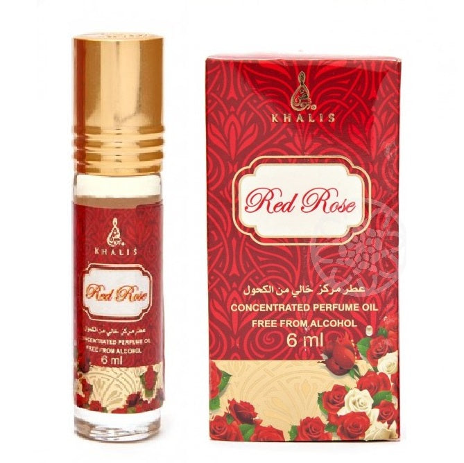 6 ml Hajusteöljy Red Rose - Myskin ja Vaniljan Tuoksu Naisille