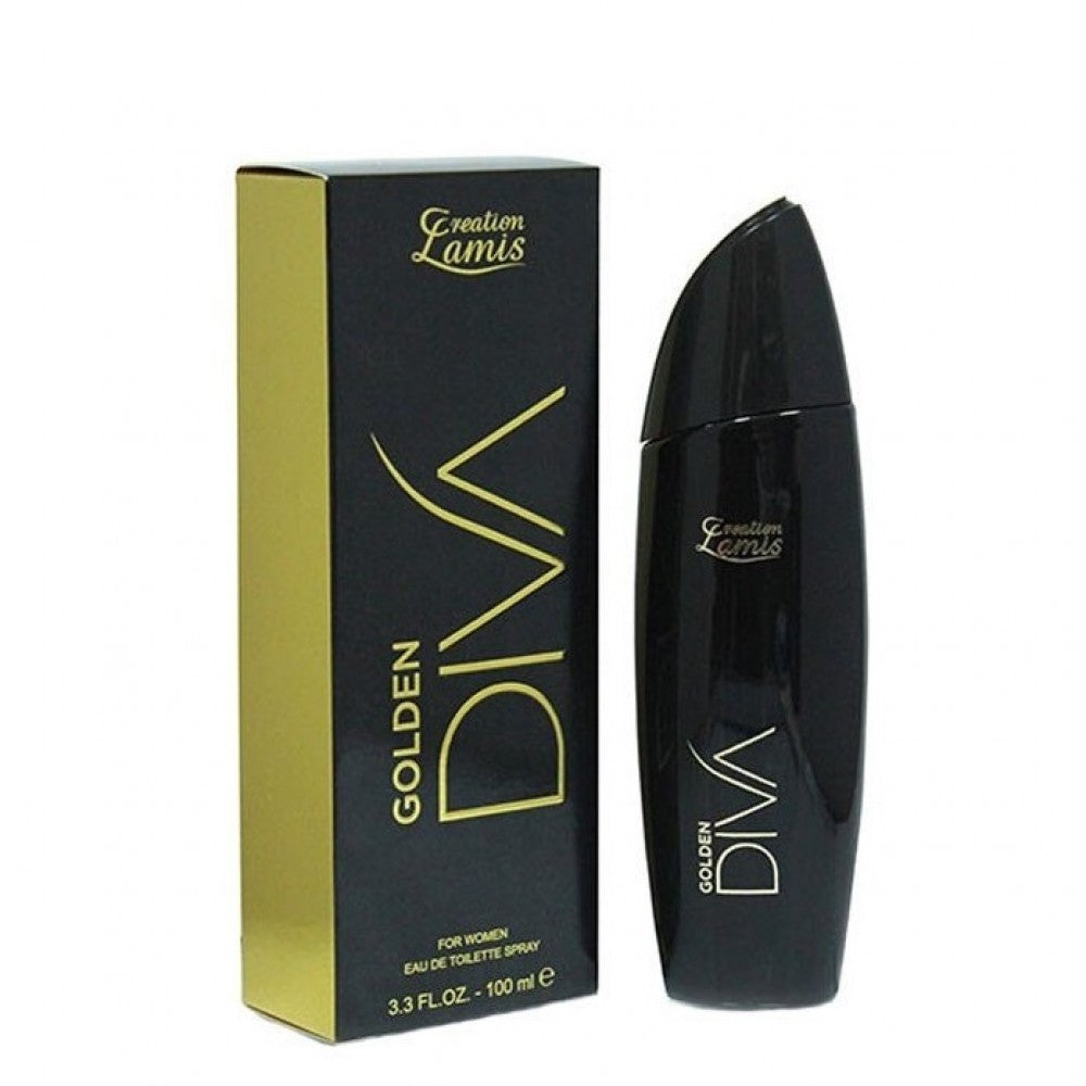 100 ml Eau de Perfume GOLDEN DIVA - Kukkainen Tuoksu Naisille
