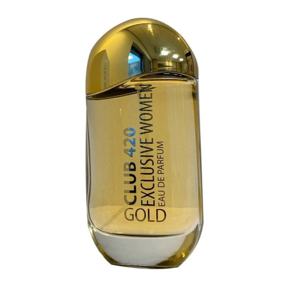 100 ml Eau de Perfume CLUB 420 GOLD - Itämainen ja Vaniljainen Tuoksu Naisille, korkea 10%:n hajusteöljypitoisuus