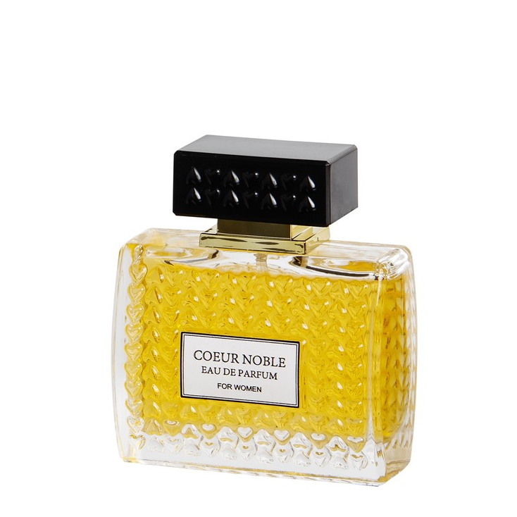 100 ml Eau de Perfume "COEUR NOBLE" Kukkainen ja puinen tuoksu naisille, korkea 6%:n hajusteöljypitoisuus