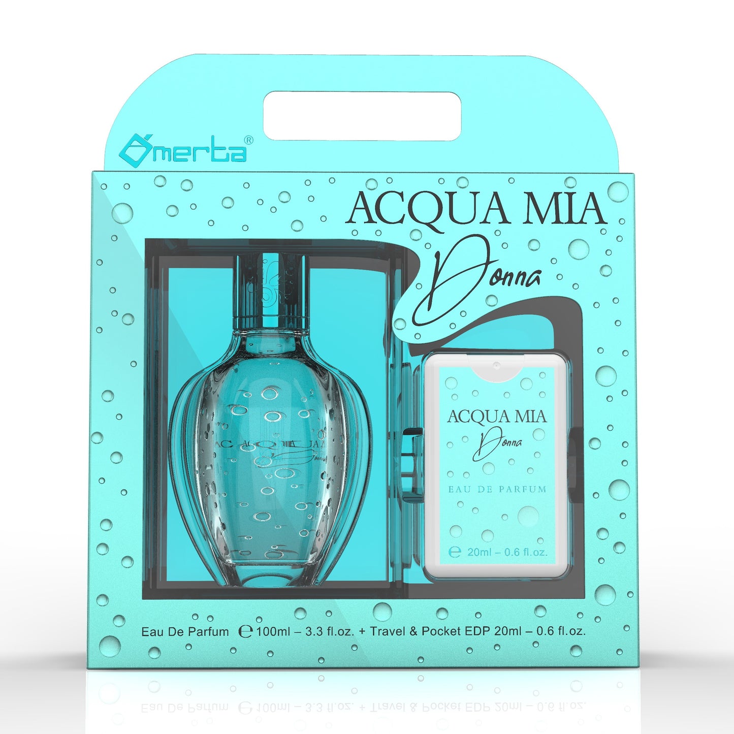 100 ml + 20 ml Eau de Perfume "ACQUA MIA DONNA" - Kukkainen ja Hedelmäinen Tuoksu Naisille