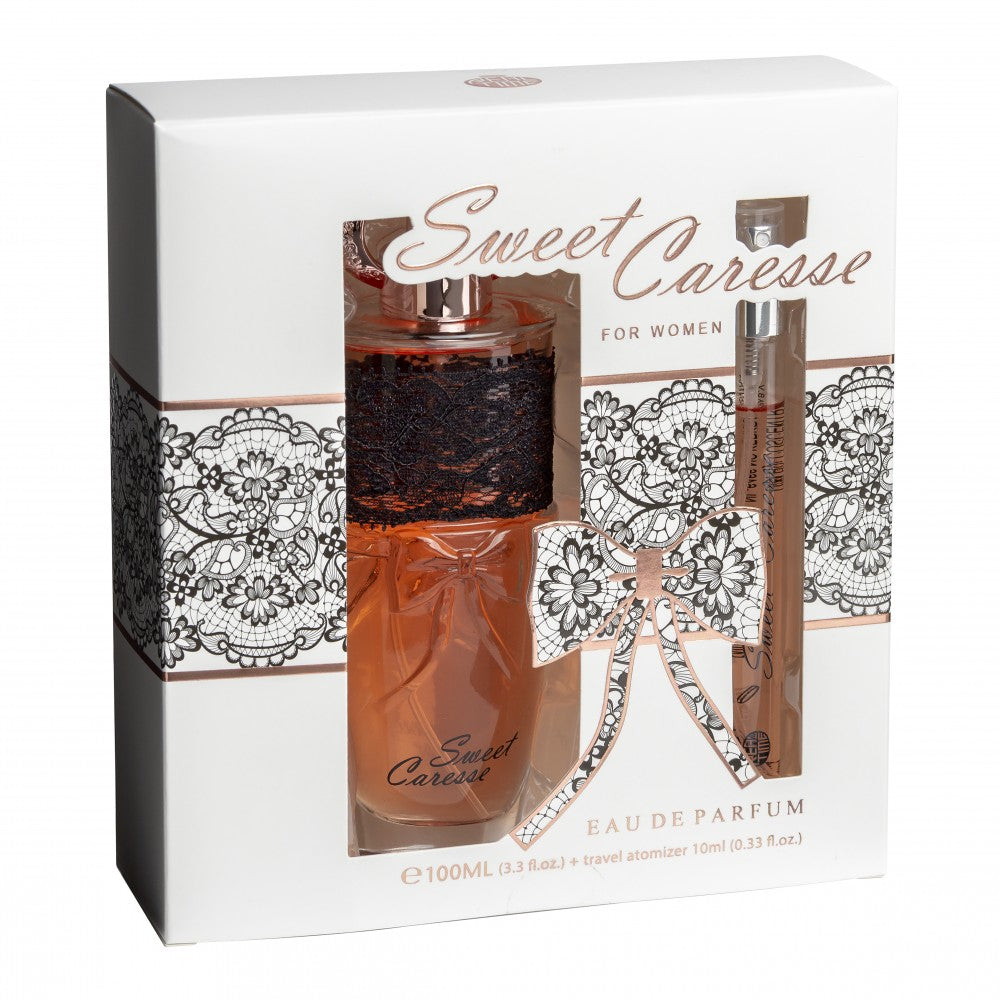 100 ml + 10 ml Eau de Perfume "SWEET CARESSE" Oriental - Kukkatuoksu Naisille