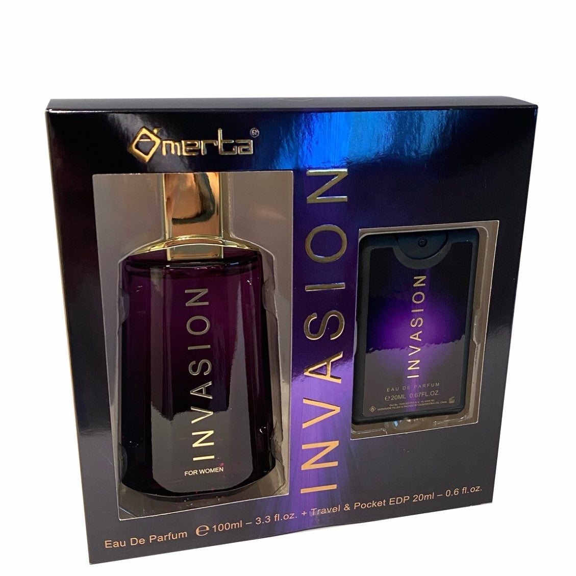 100 ml + 20 ml Eau de Perfume "INVASION" - Kukkatuoksu naisille