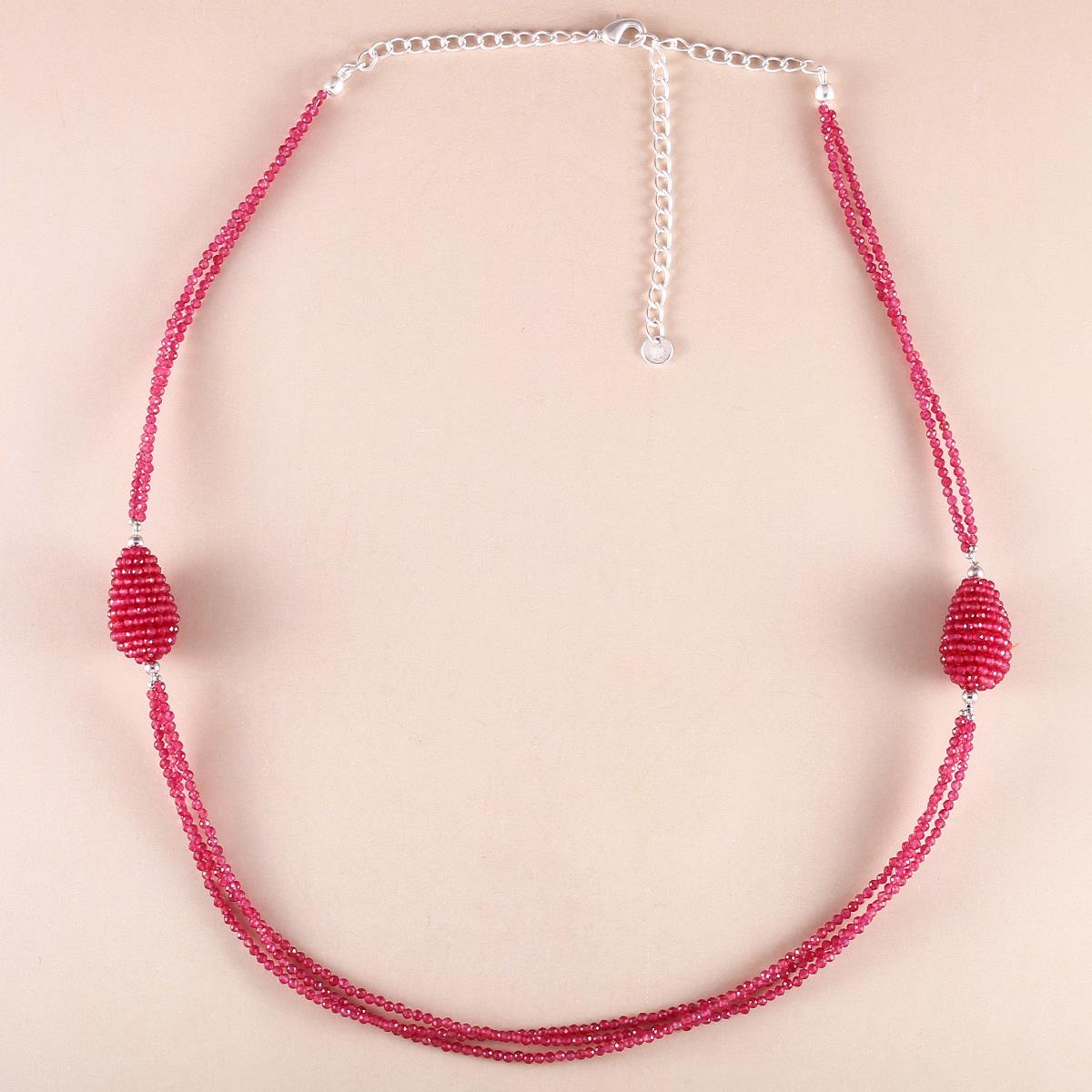 HopeaKaulakoru Punaisella Kvartsilla