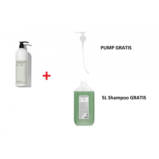 Backbar Elvyttävä Shampoo °04 – Luonnollisia yrttejä 1000 ml + 5 litran täyttöpullo LAHJANA