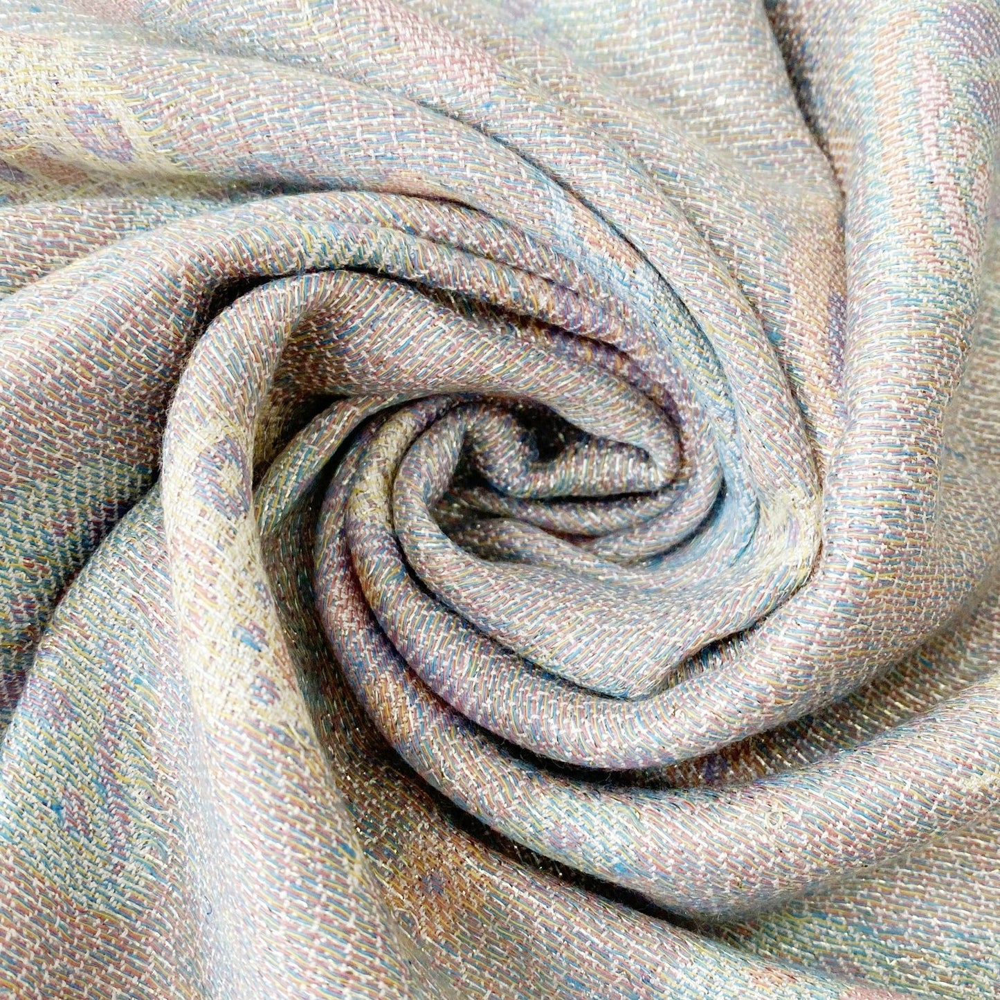 100% aito Pashmina-kashmirhuivi/-saali, 70 cm x 170 cm, perhoskuvioitu, kiiltävä, valkoinen
