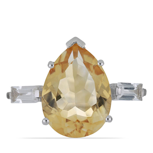 HopeaSormus Ural SitriinillÀ ja Valkoisella Topaasilla