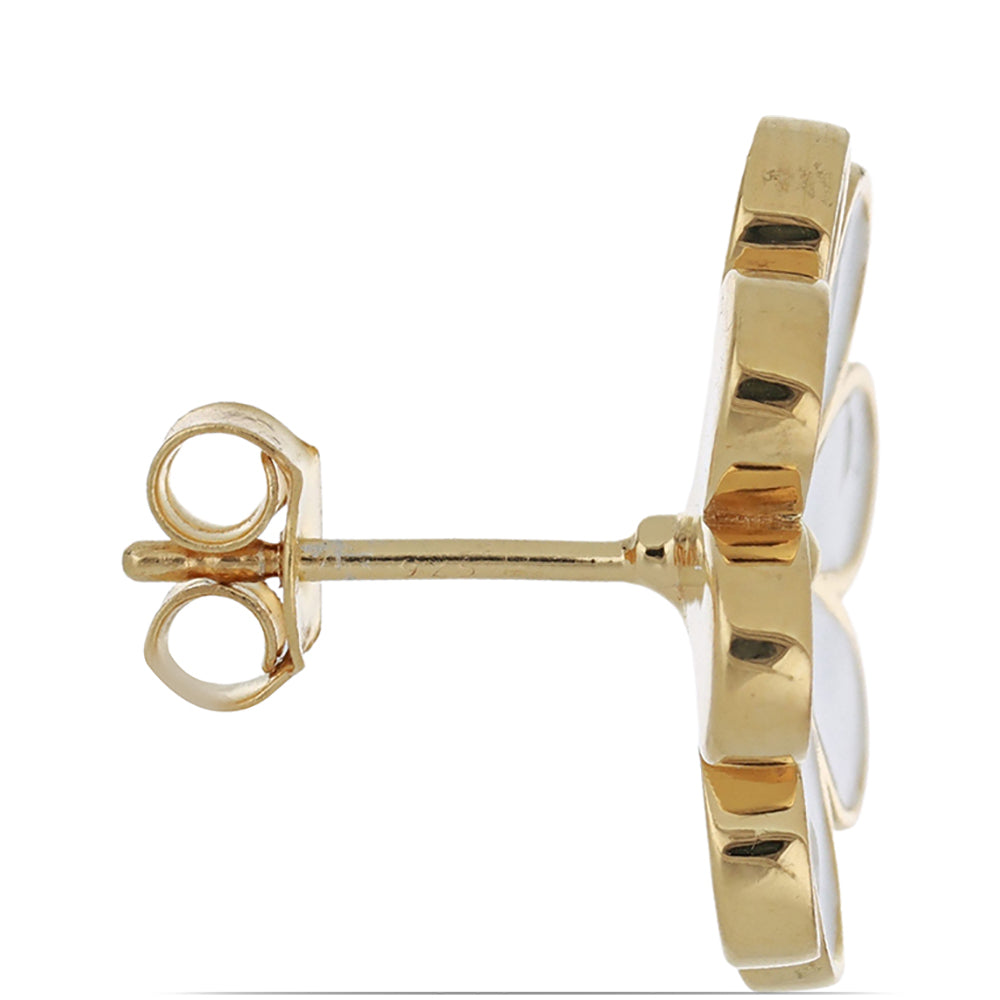 Kullatut hopeat Korvakorut Emaloidulla