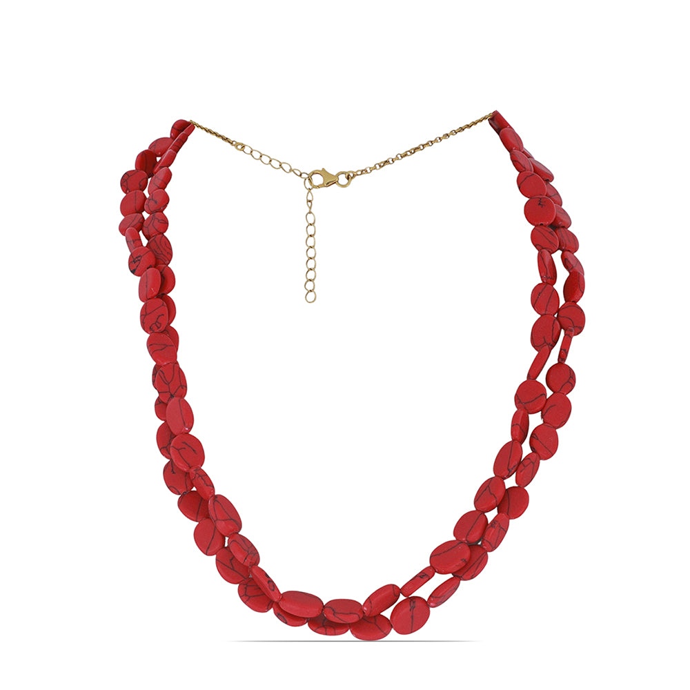 Kullattu hopeaKaulakoru Mohaven Turkoosilla