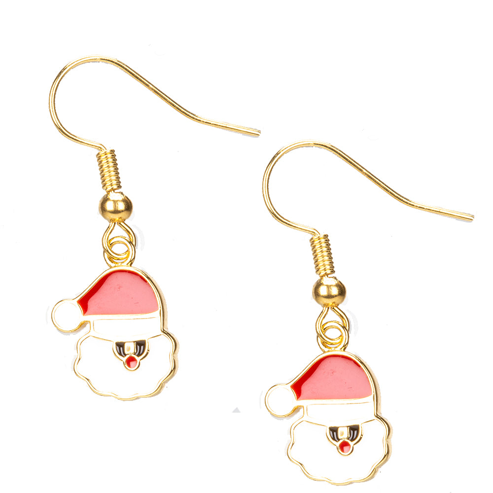 Kullattu TeräsSetti Punaisella Emporia® Kristallilla ( Kaulakoru+Korvakorut+Riipus )