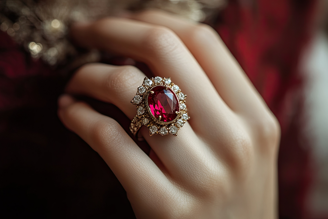 Rubiinisormus - Miesmagneetti hopeakoru, joka vangitsee kaikki katseet - Koru TV