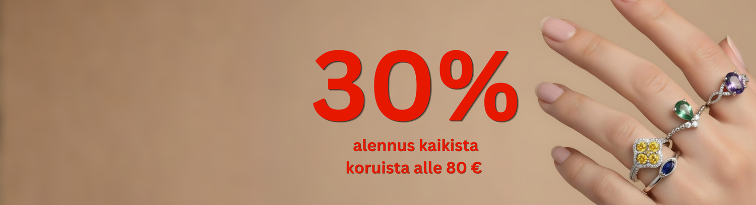 Koruja alle 80 € – nyt 30 % alennuksella