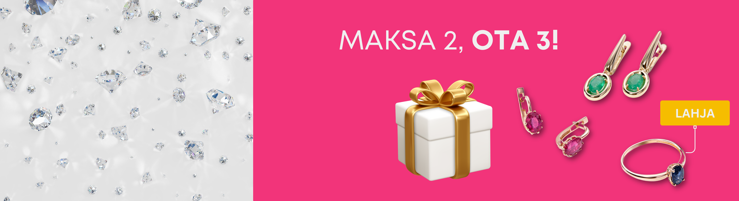 2+1 🎁 Jalokivikorut