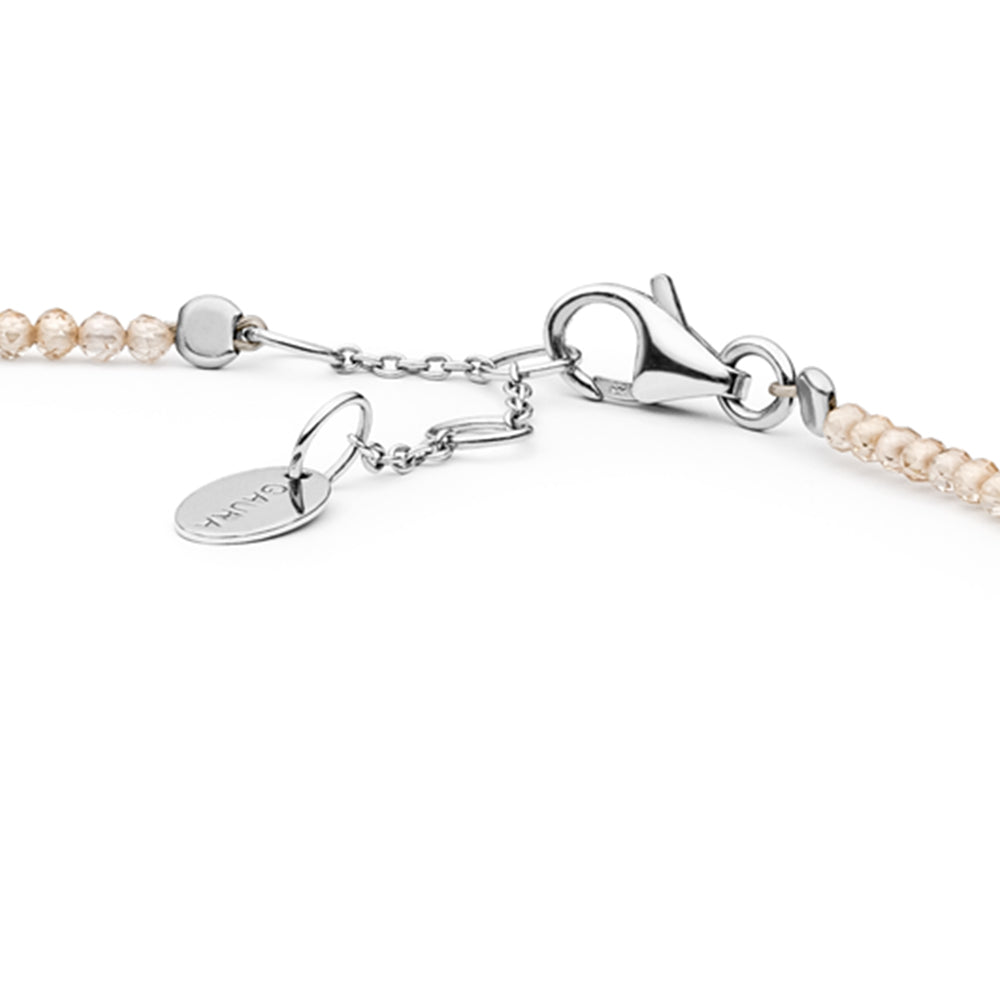 HopeaKaulakoru Laventelinvärisellä Makeanveden Helmellä ja Kuutiollisella Zirkonialla