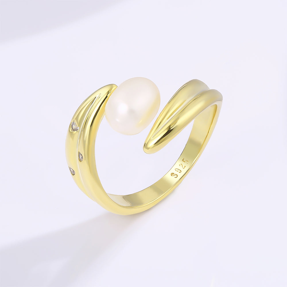 Kullattu TeräsSormus 1 