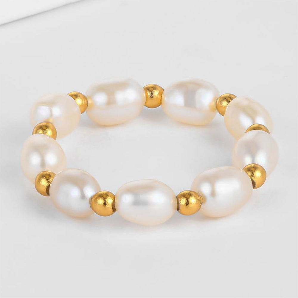 Kullattu TeräsSormus 1 