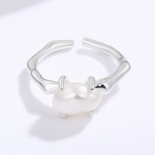 Kullattu TeräsSormus