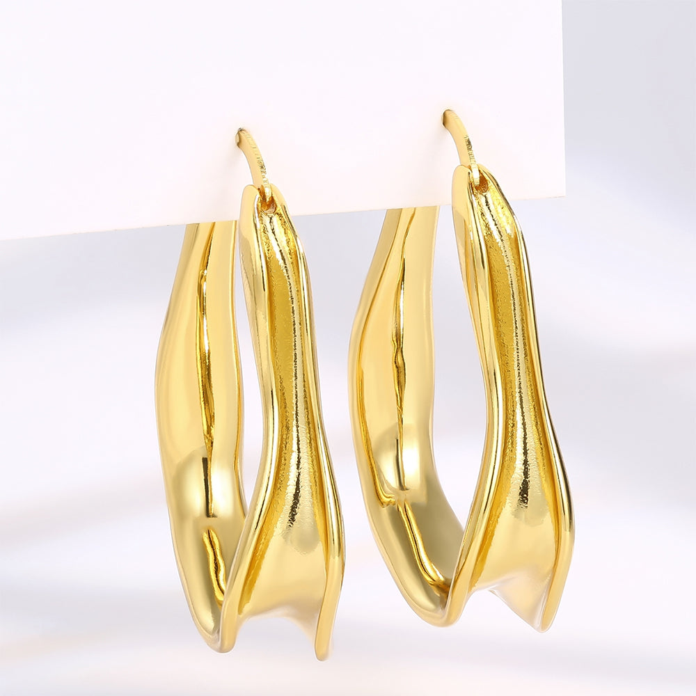 Kullattu TeräsKorvakorut 1 