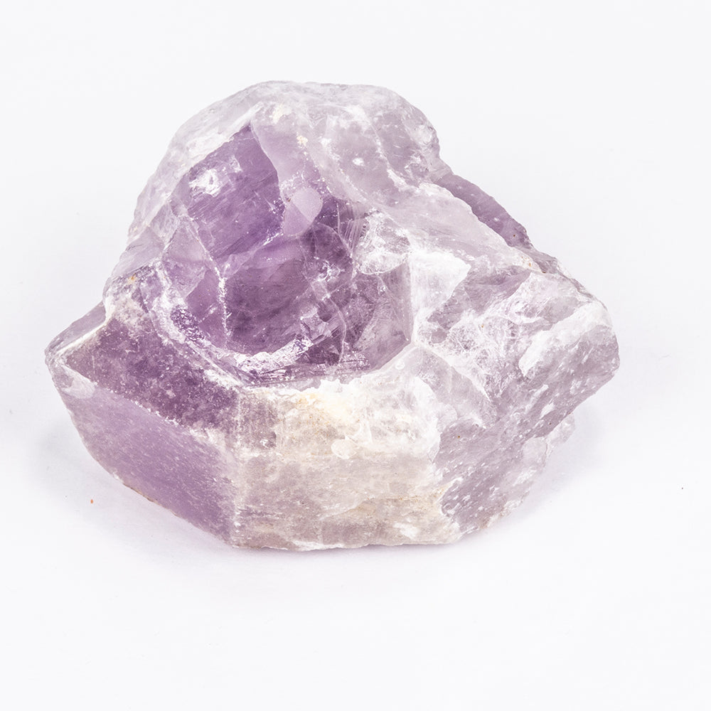 Amethyst Incense Stick Holder: Handcrafted from Natural Raw Amethyst (3–5 cm). 2 