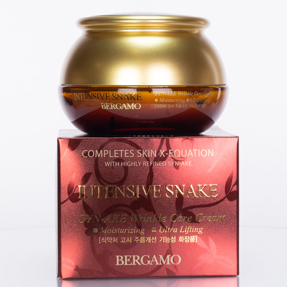 BERGAMO Intensive Snake Wrinkle Care Cream - intensiivinen käärme ryppyvoide