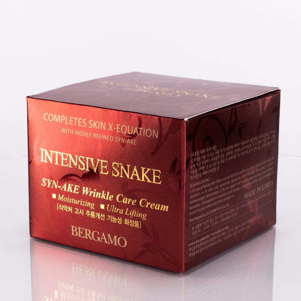 BERGAMO Intensive Snake Wrinkle Care Cream - intensiivinen käärme ryppyvoide 9 