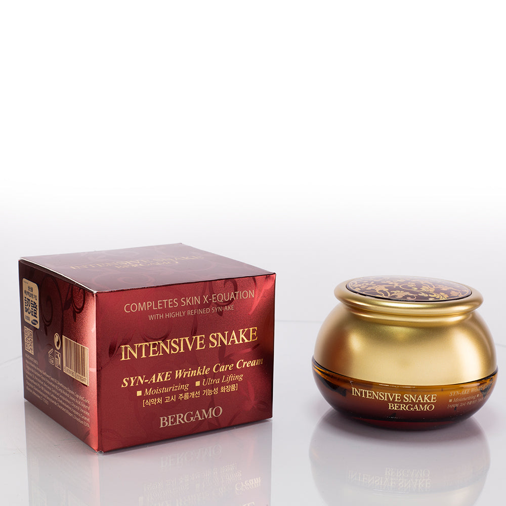 BERGAMO Intensive Snake Wrinkle Care Cream - intensiivinen käärme ryppyvoide