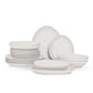 Berlinger Haus 18-piece dinner set (6 dinner plates, 6 salad bowls, 6 dessert bowls), matte cream