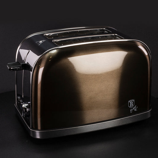 Berlinger Haus Metallic Line Shiny Black Edition -leivänpaahdin, musta