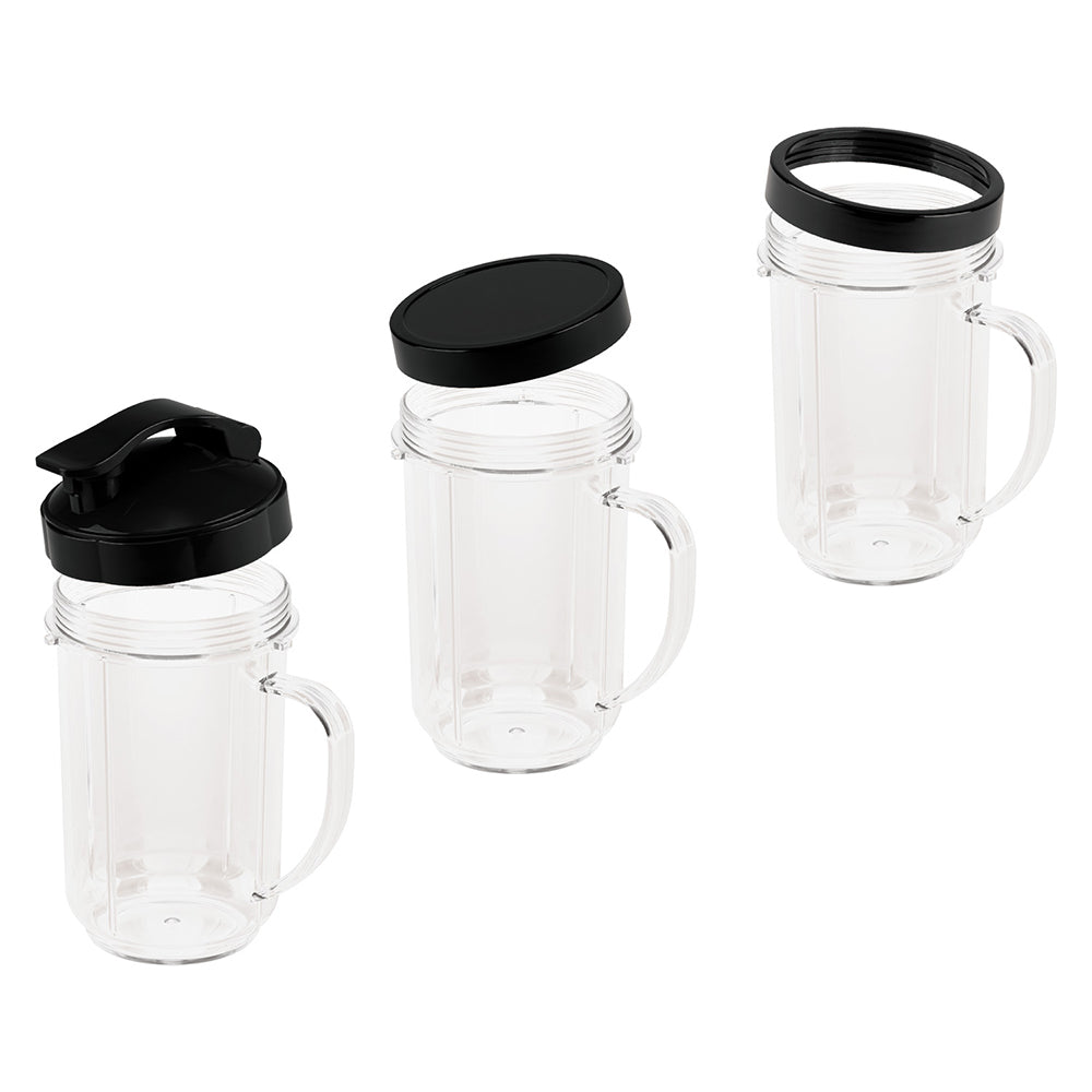 Berlinger Haus 6-piece multifunctional blender set, 500ml, 5 functions, black-rose gold