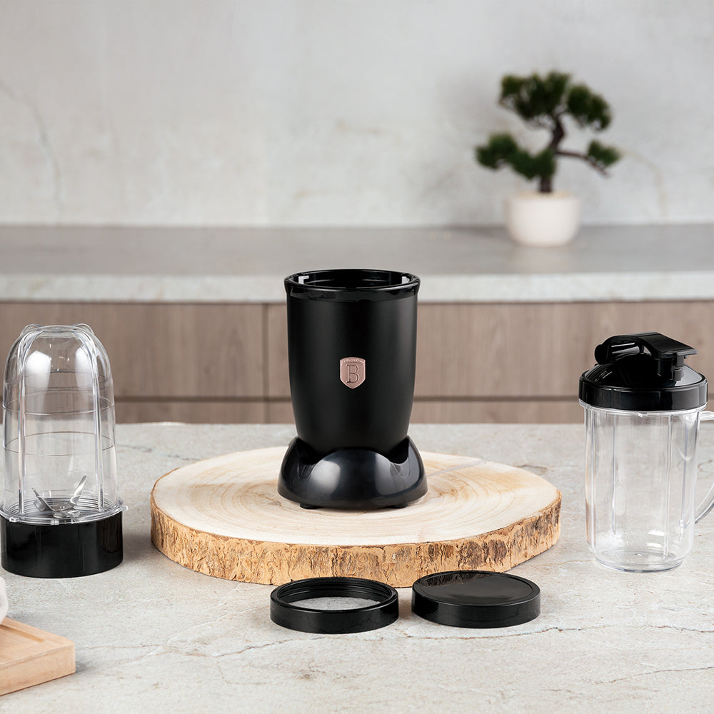 Berlinger Haus 6-piece multifunctional blender set, 500ml, 5 functions, black-rose gold 9 