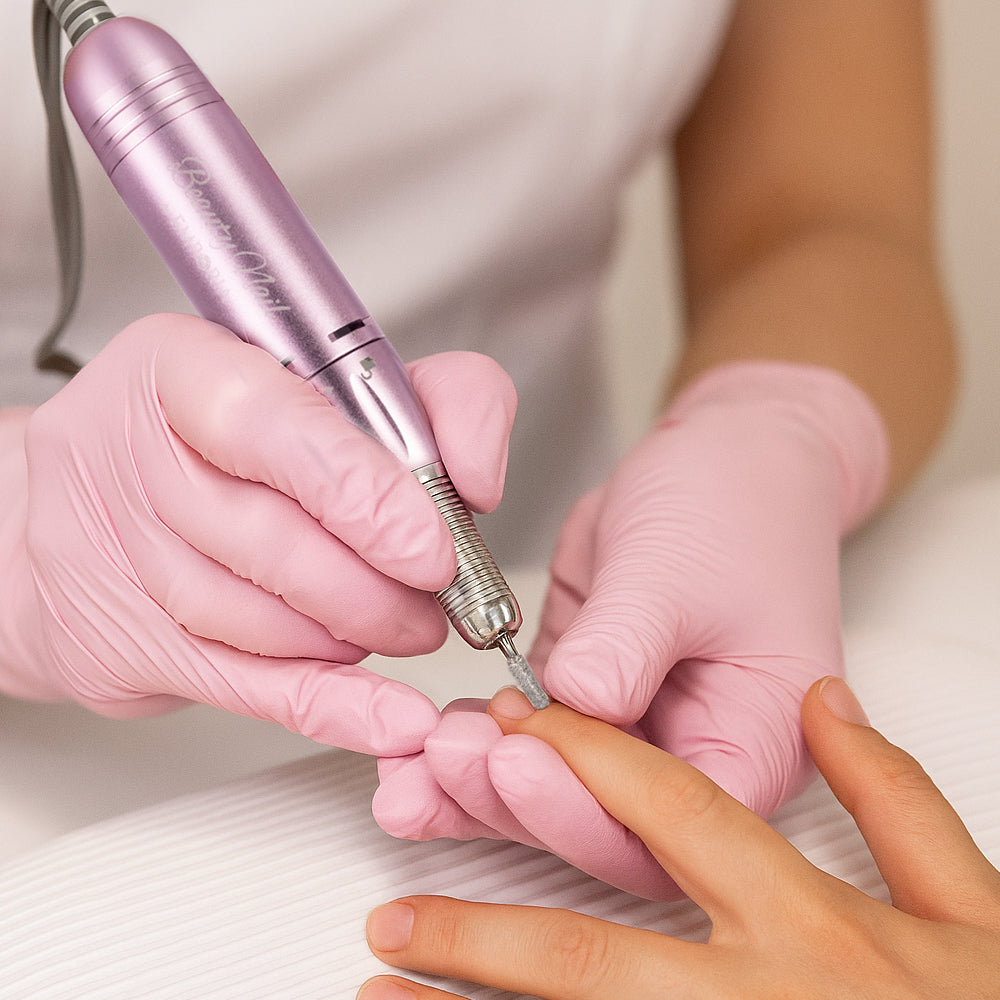 Emporia Beauty Nail Professional -kynsiviila vaihdettavilla terillä – vaaleanpunainen 3 